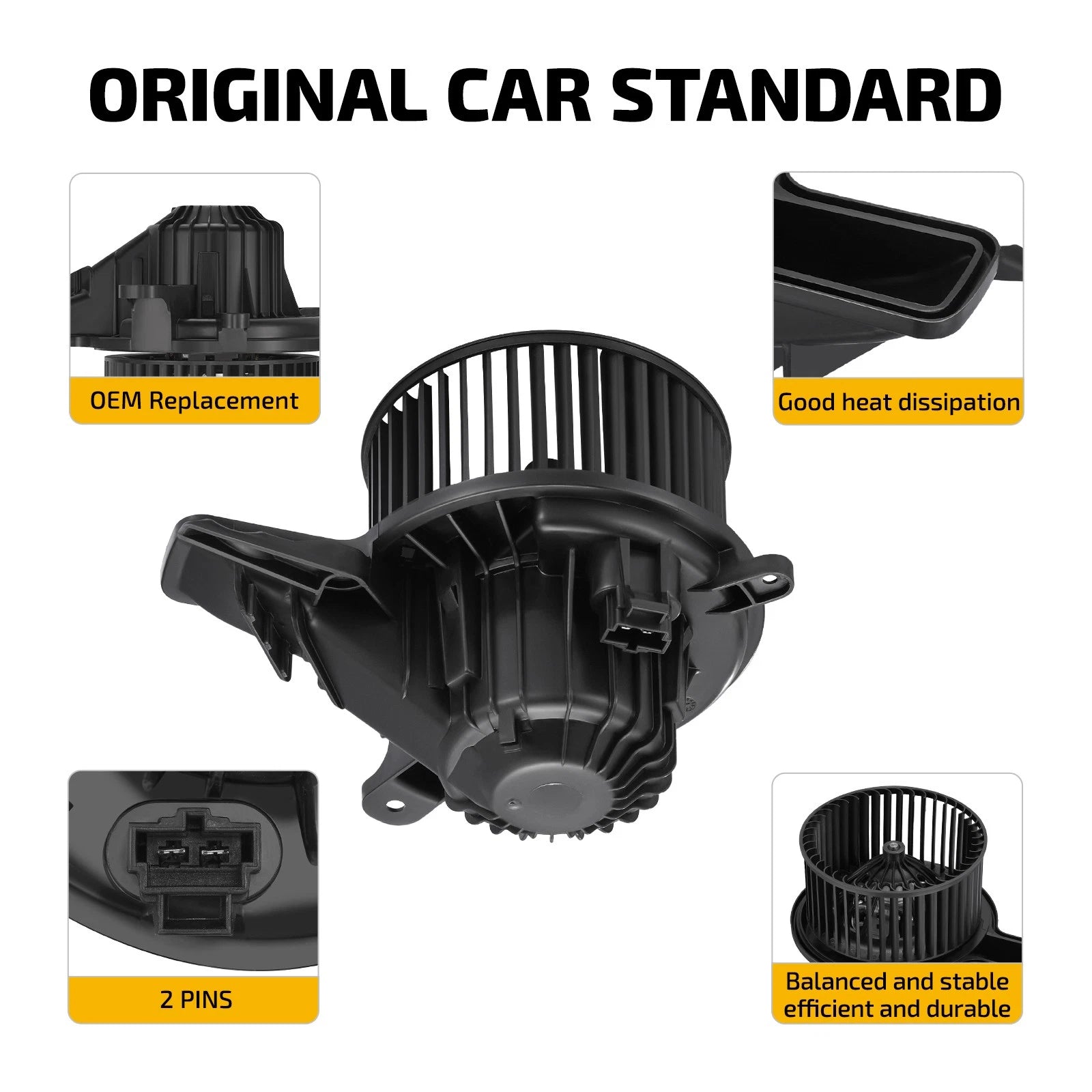 AC Blower Motor for GMC Yukon, Chevrolet Tahoe (2007–2013)