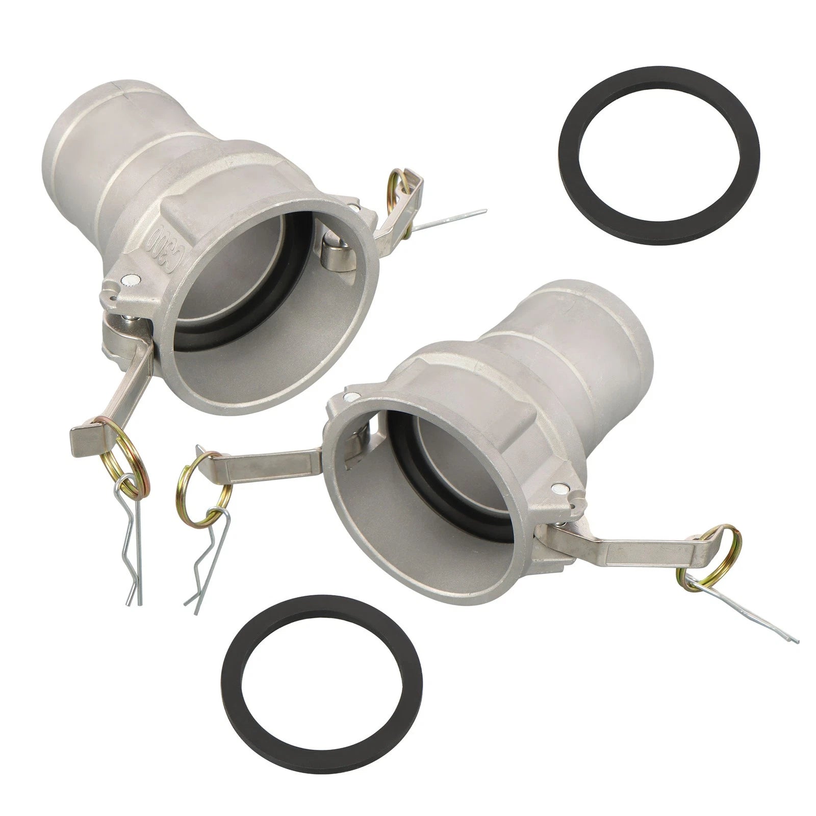 2X Aluminum Type C Cam Lock Fittings for Automotive Applications