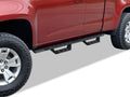 2X Black Overland Slider Drop Steps for Colorado Canyon (2015–2022)