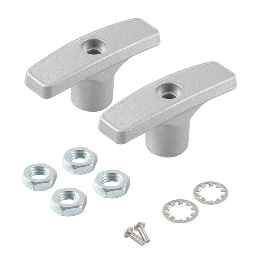Set of 2 Aluminum RV Drain Valve Handles for Waste Valve Extension