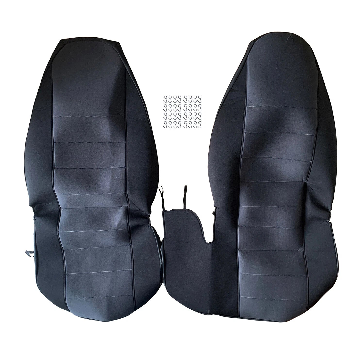 Car Seat Covers Set of 2 Black/Charcoal for Ford Ranger (1998–2003)