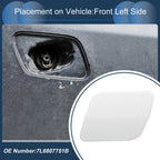 Front Left Washer Nozzle Cover Cap for Volkswagen Touareg (2007–2010) 1Pcs