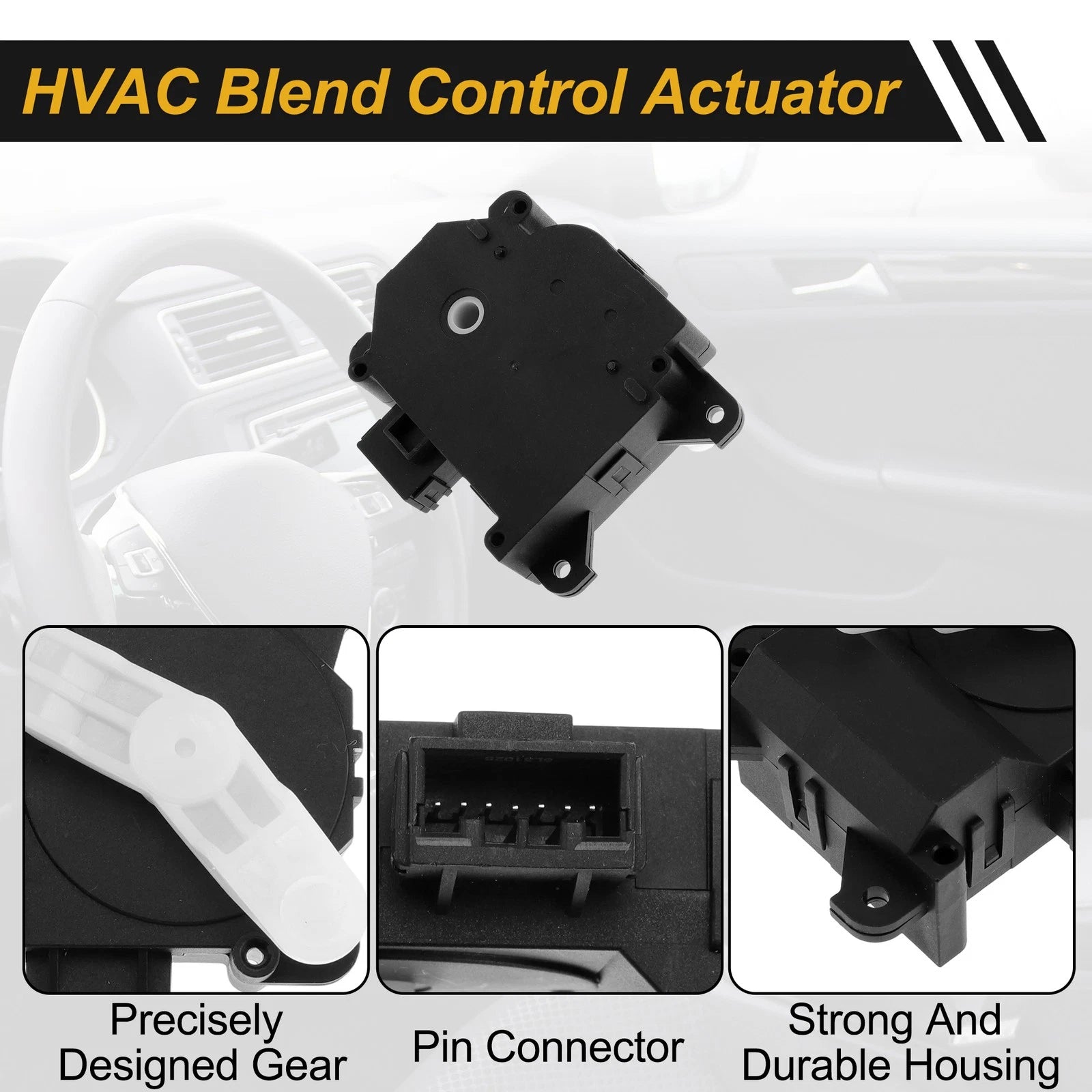 HVAC Heater Blend Door Actuator for Honda Accord (No. 79160SDAA01)