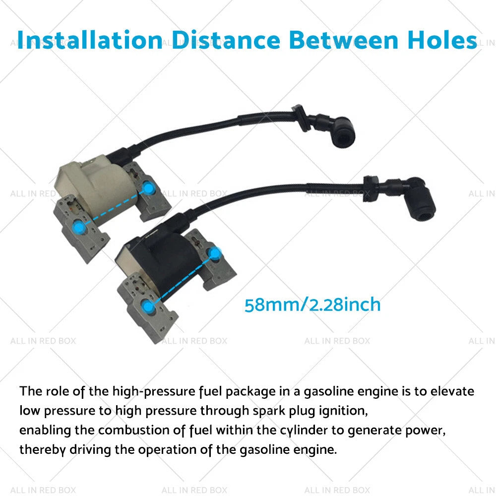 Set of 2 Ignition Coils for Honda GX610 GX620 GX670 (20HP 24HP)