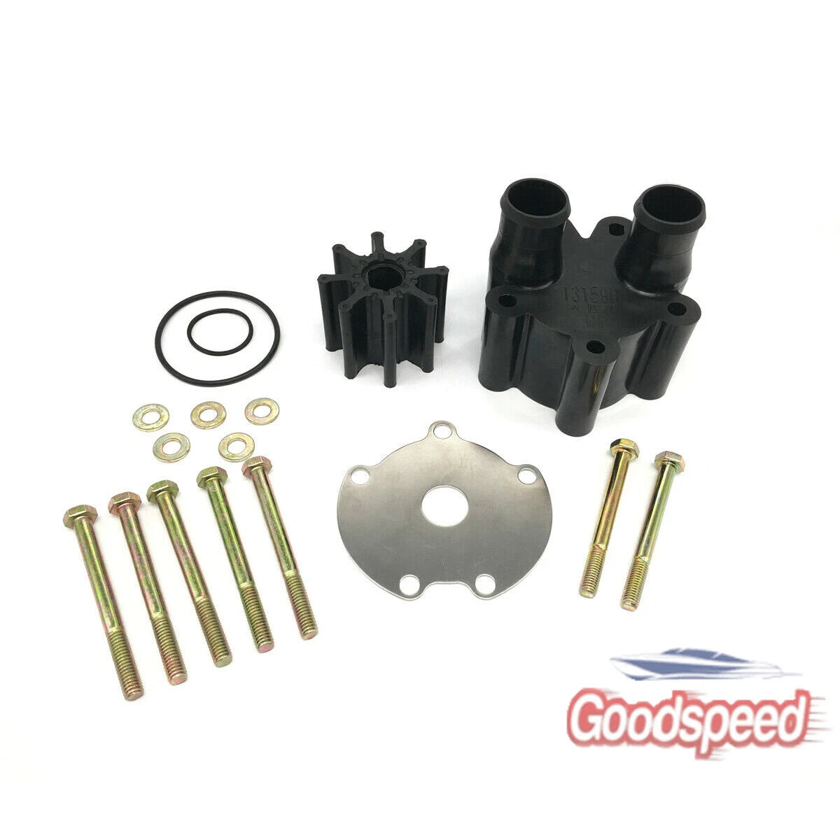 Water Pump Kit with Housing for Mercruiser Inboard Bravo (46-807151A14, 18-3150)