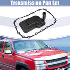 Set of 1 Transmission Filter Oil Pan Gasket Kit for Chevrolet Silverado (2007–2018)