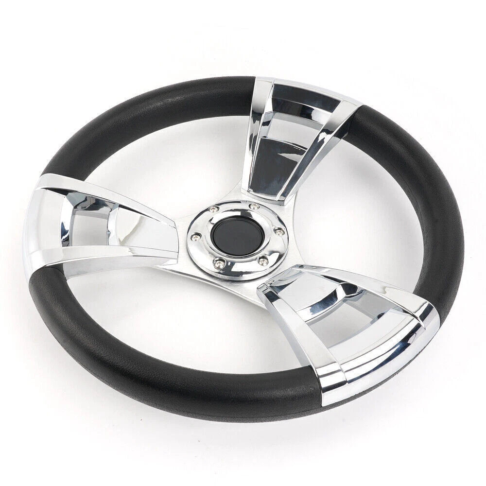 3-Spoke Steering Wheel for Yacht Speed Boat (13.5")