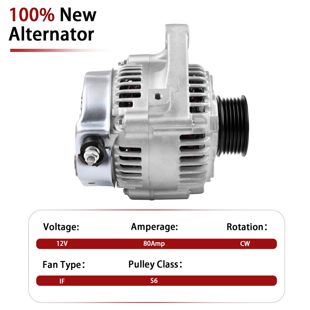 Alternator for Chevrolet Prizm Toyota Corolla 1.8L (1998-2002)