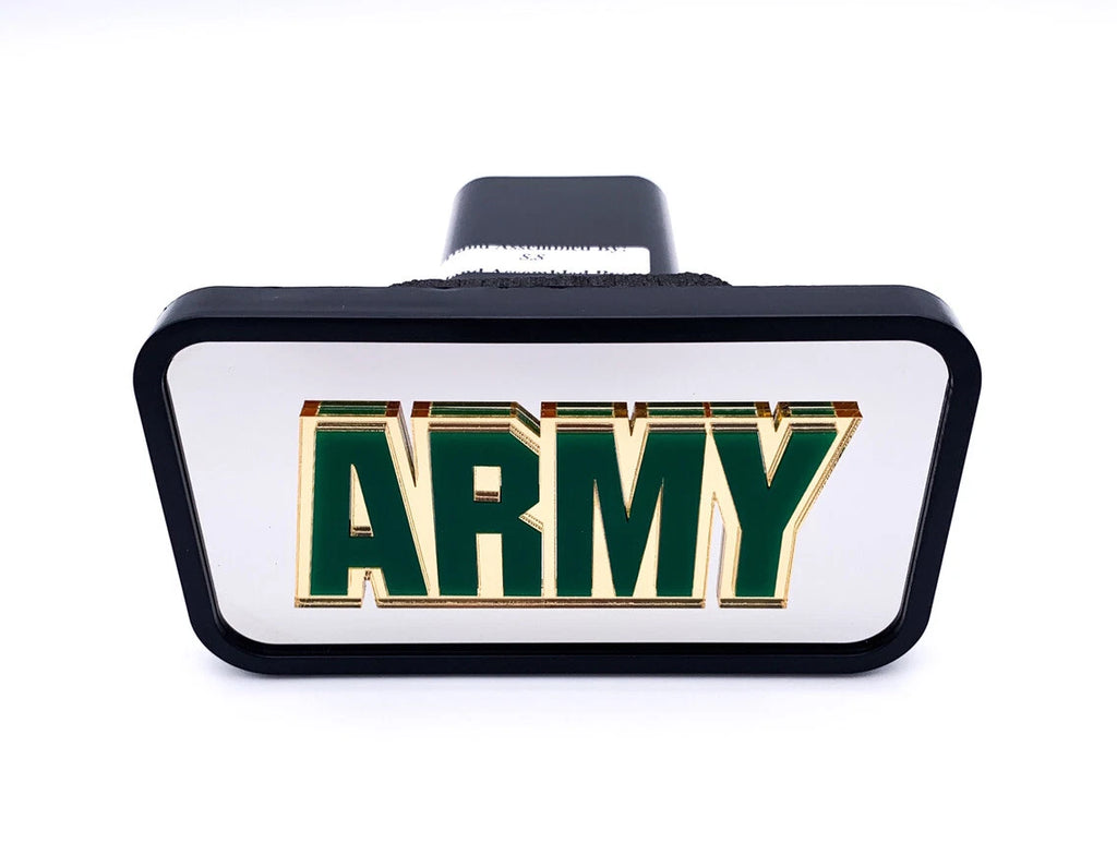 Tow Hitch Cover Emblem Mirrored for 2 Inch Receiver Jeep Gladiator (2020–2024)