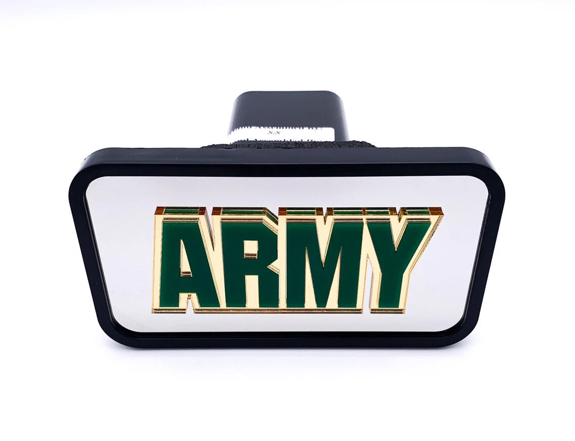Tow Hitch Cover Emblem Mirrored for 2 Inch Receiver Jeep Gladiator (2020–2024)