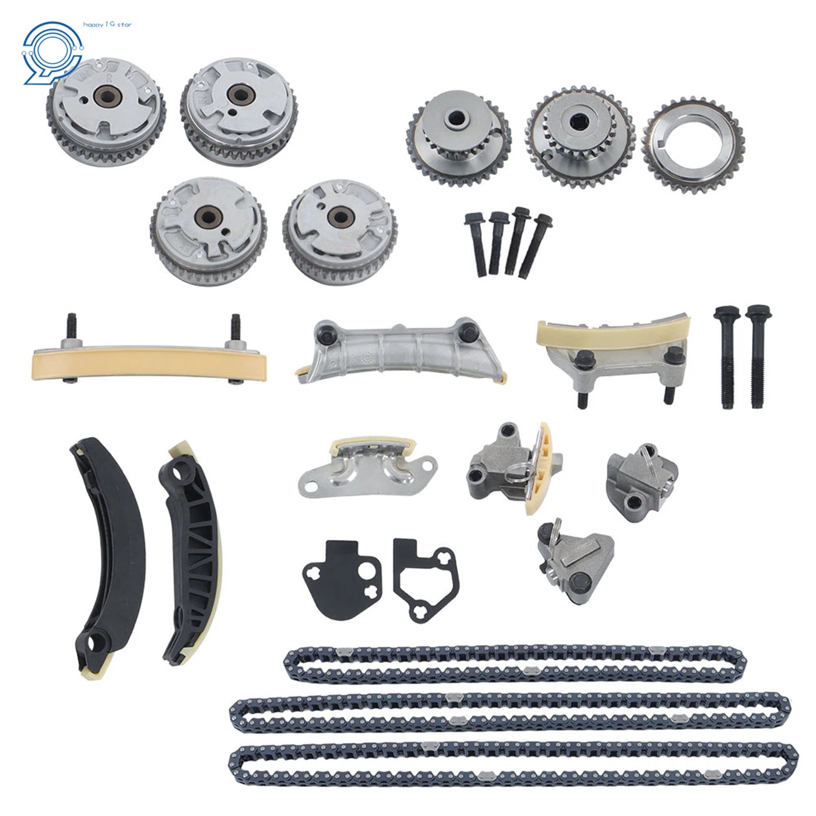 Timing Chain Kit with 4 VVT Cam Phaser for Buick Enclave/Lacrosse (2008–2017)