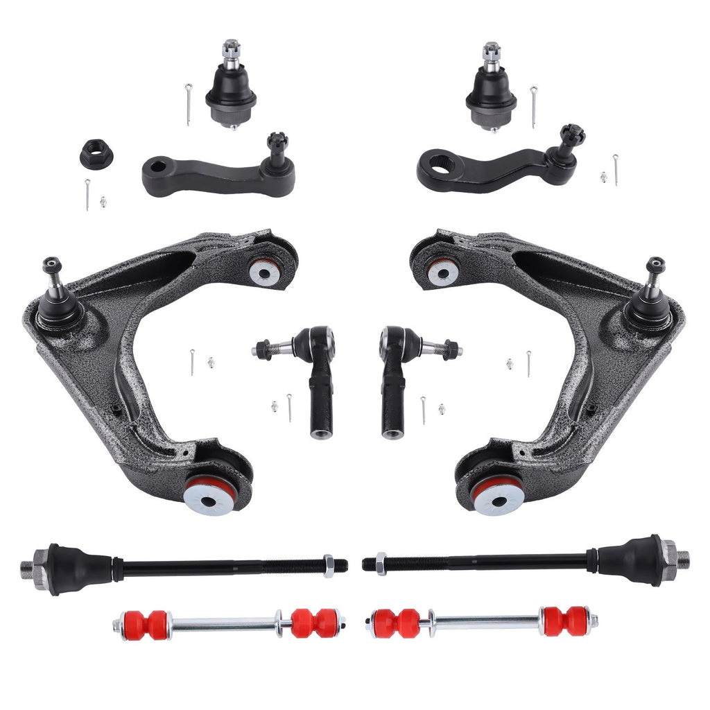 Front Upper Control Arms Sway Bar Links for Silverado Sierra 2500 3500 (2001–2010)