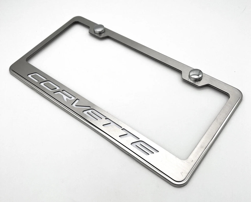 License Plate Frame Stainless Steel for Chevrolet Corvette (2005–2019)