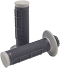 ProTaper Pro Series Clamp On Grips for Motorcycle (1/2 Waffle, Gray/Black)