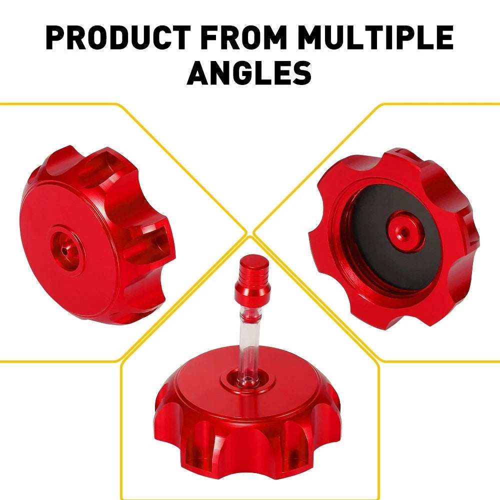 Fuel Cap Tank Gas Vent Air Breather Valve for Motorcycle (Red/Blue/Black)