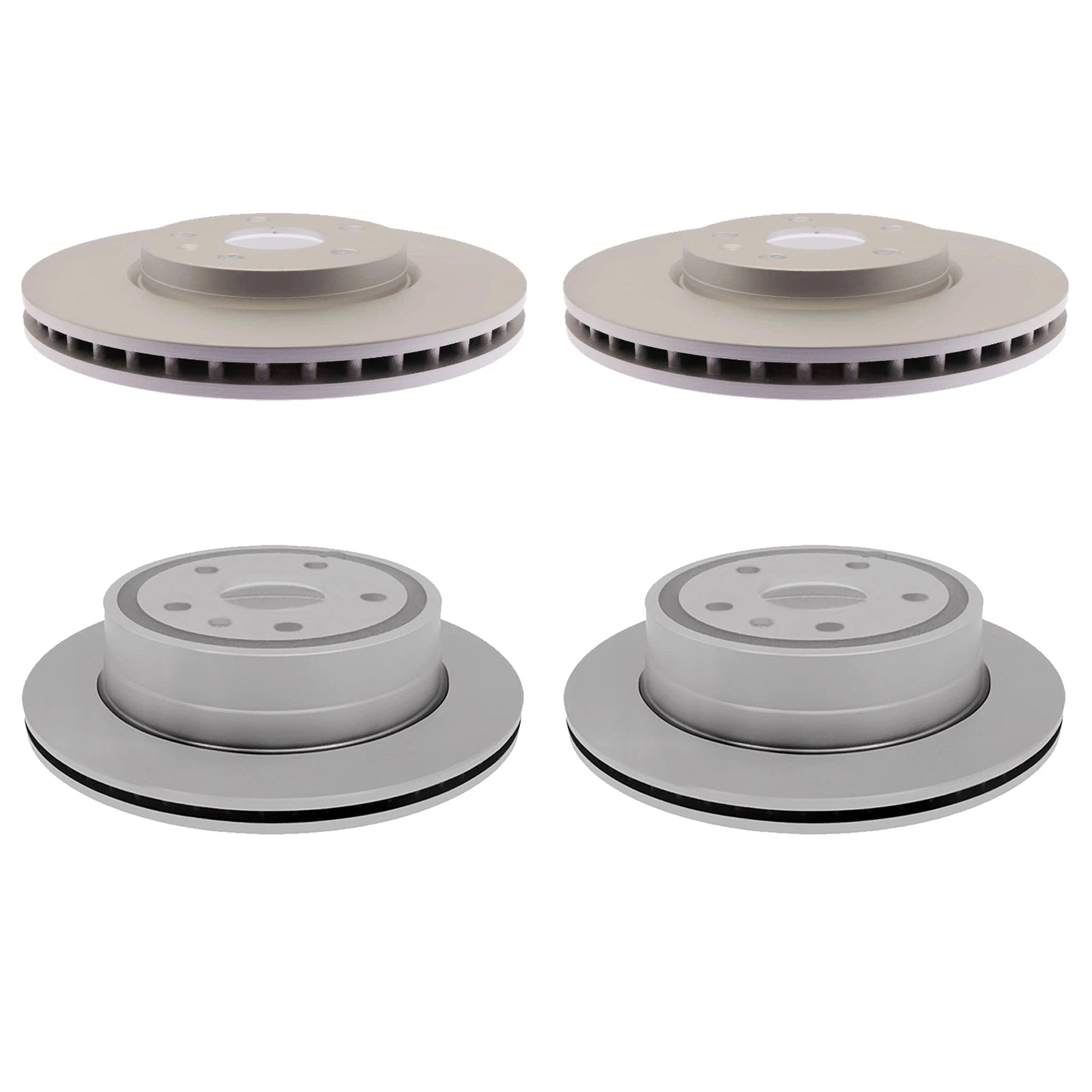 ACDelco Silver Brake Kit Disc Rotors Set for Equinox Terrain (2010–2017)