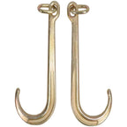 2X 15" J Hook Grade G70 Tow Axle Strap Clevis 5400 LBS for Wrecker