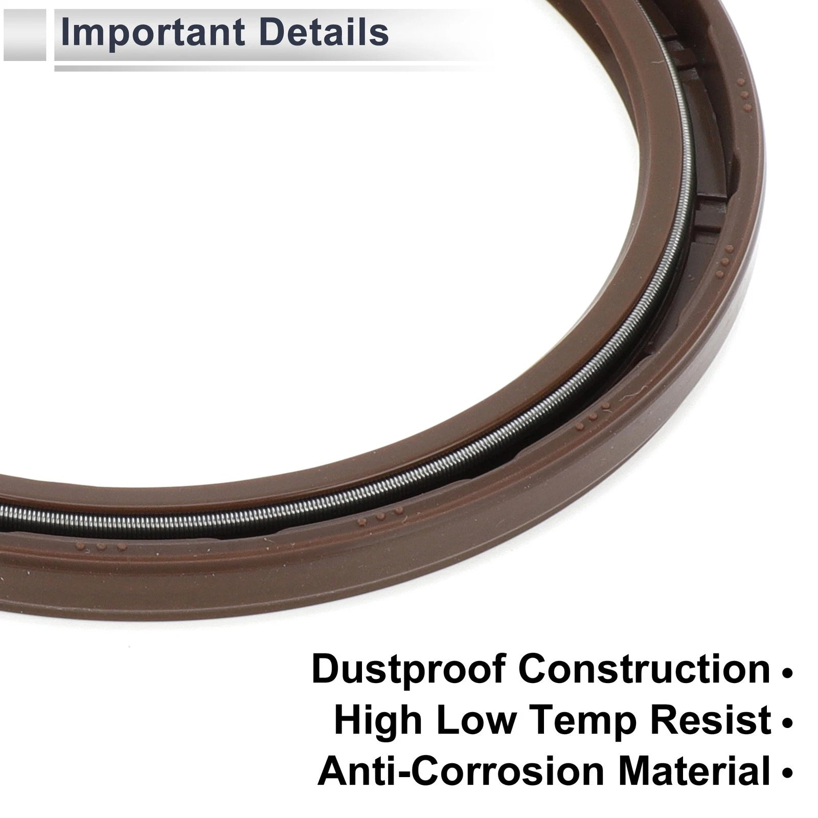 1 Pc Rear Crankshaft Oil Seal for Hyundai Sonata, Kia (No. 1052A118)