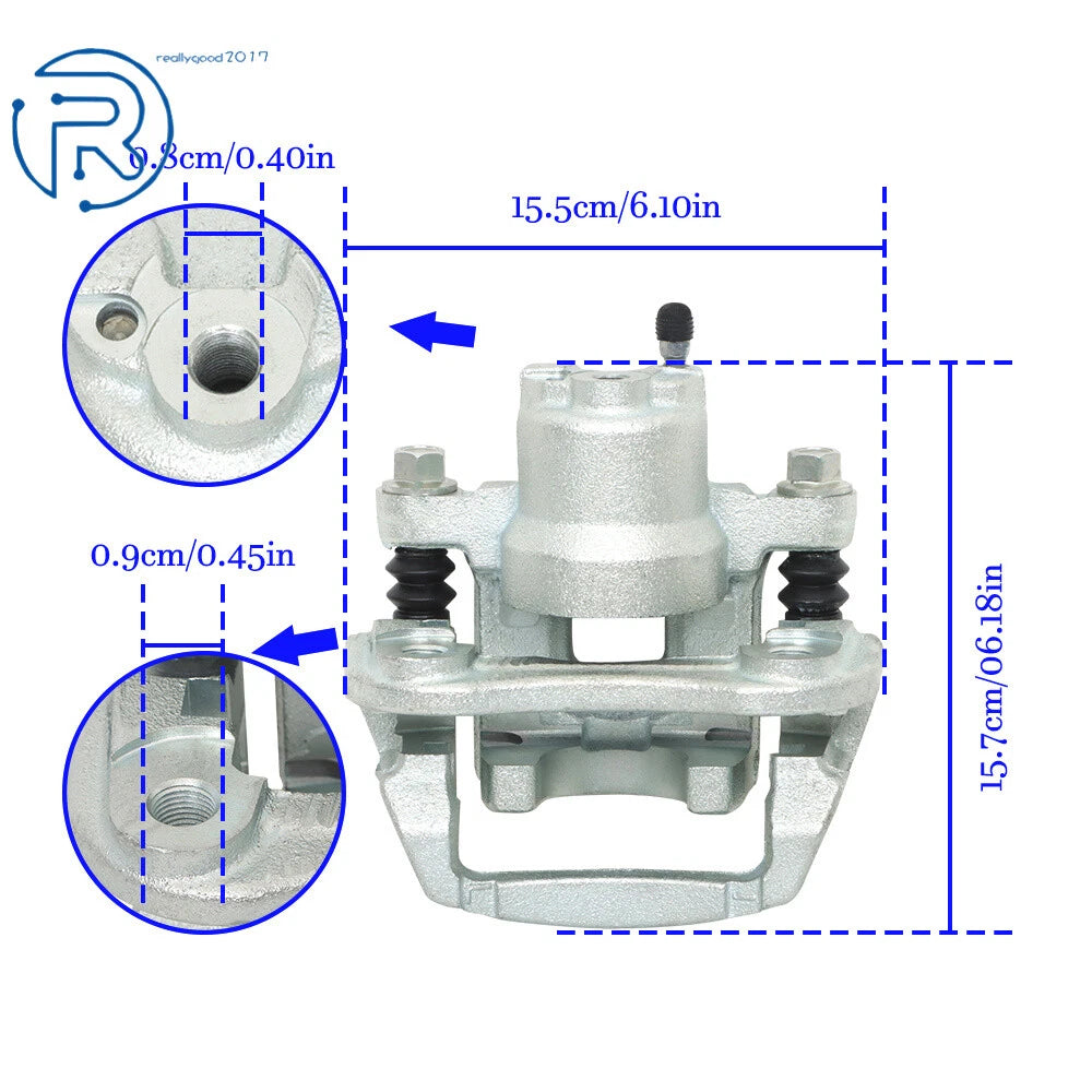 Left Rear Disc Brake Caliper for Lexus RX330 RX400h RX350 (2004-2009)