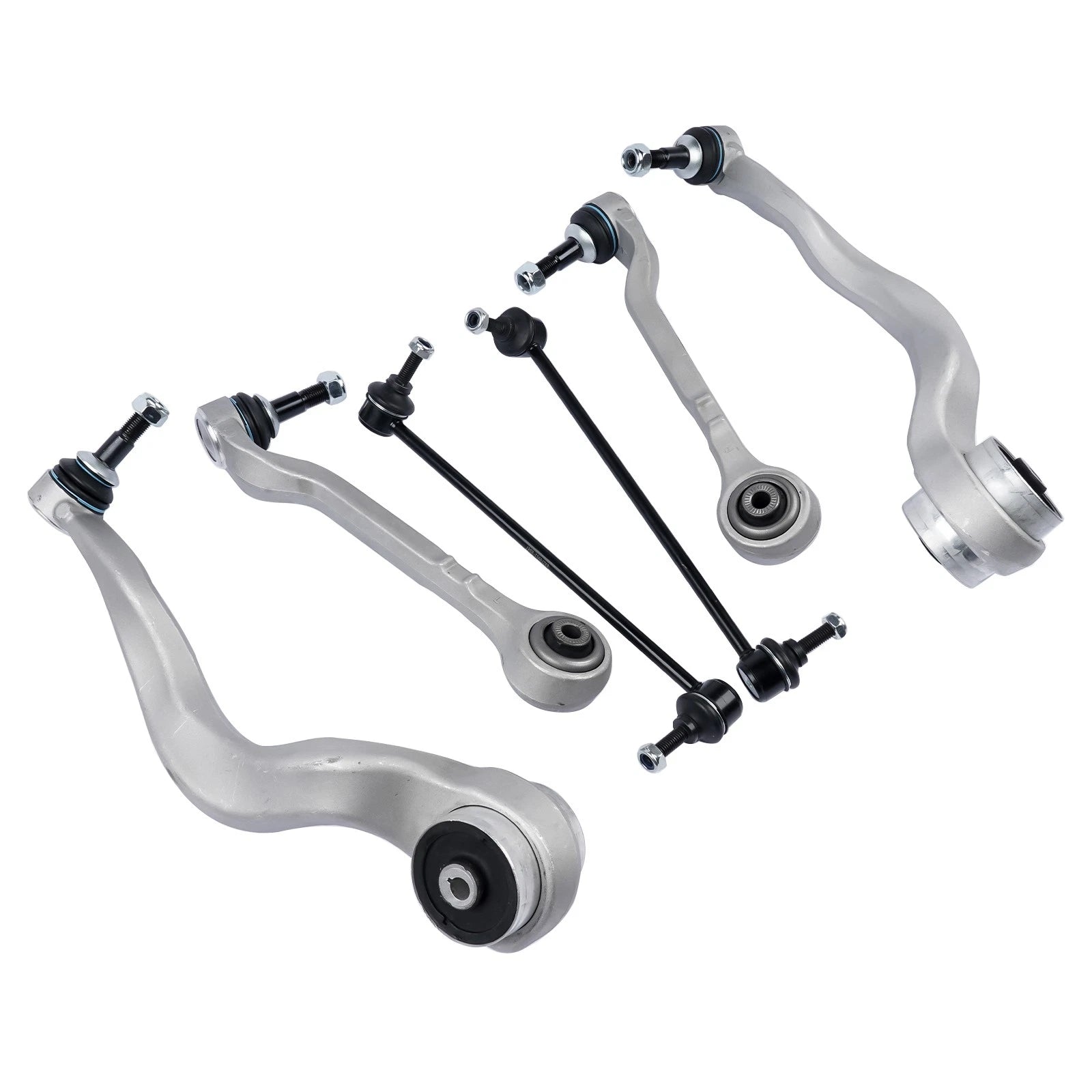 Set of 6 Control Arms with Sway Bar Links for BMW F34 (2013–2020)