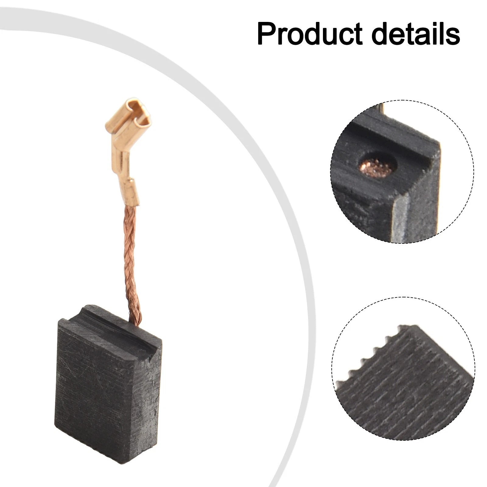 2X Carbon Metal Angle Grinder Parts for