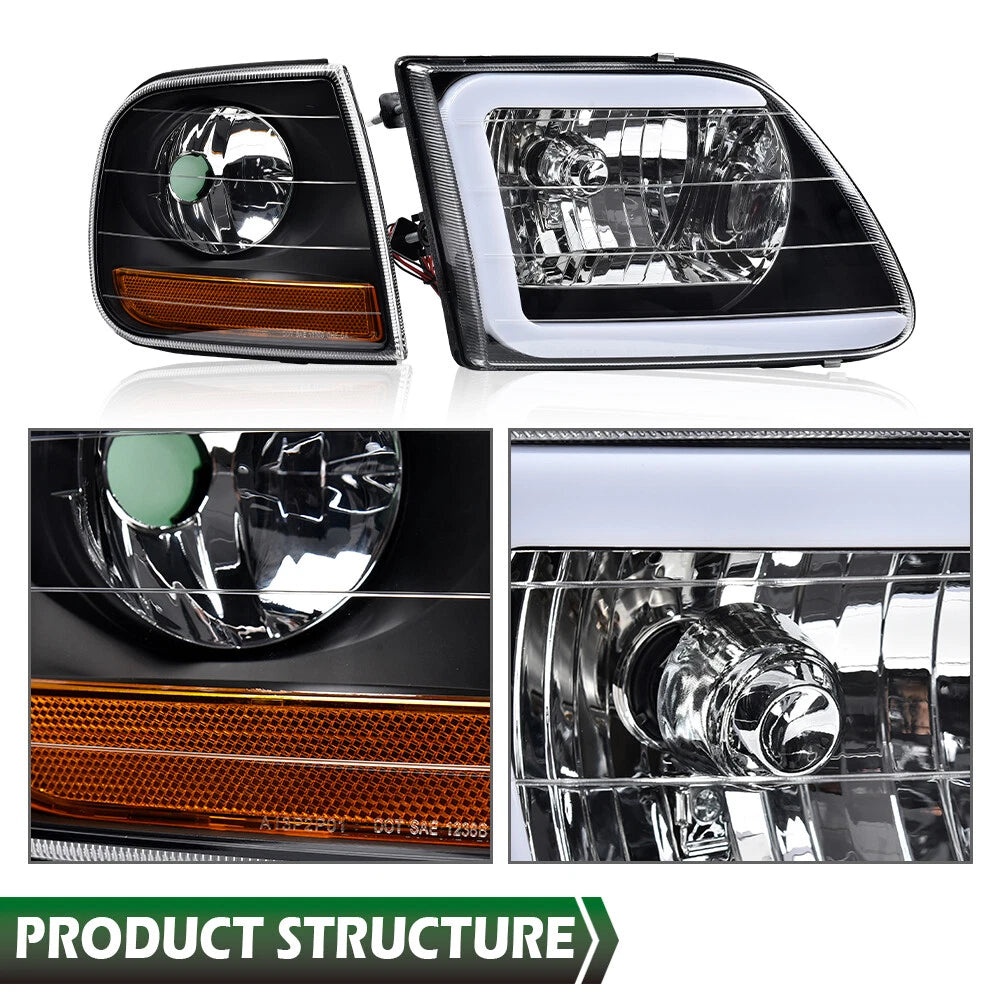 LED DRL Headlights and Corner Lights for Ford F150/Expedition (1997–2003)