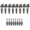 Set of 8 Ignition Coils & Iridium TT Spark Plugs for BMW E60 E63 E65 E53 V8