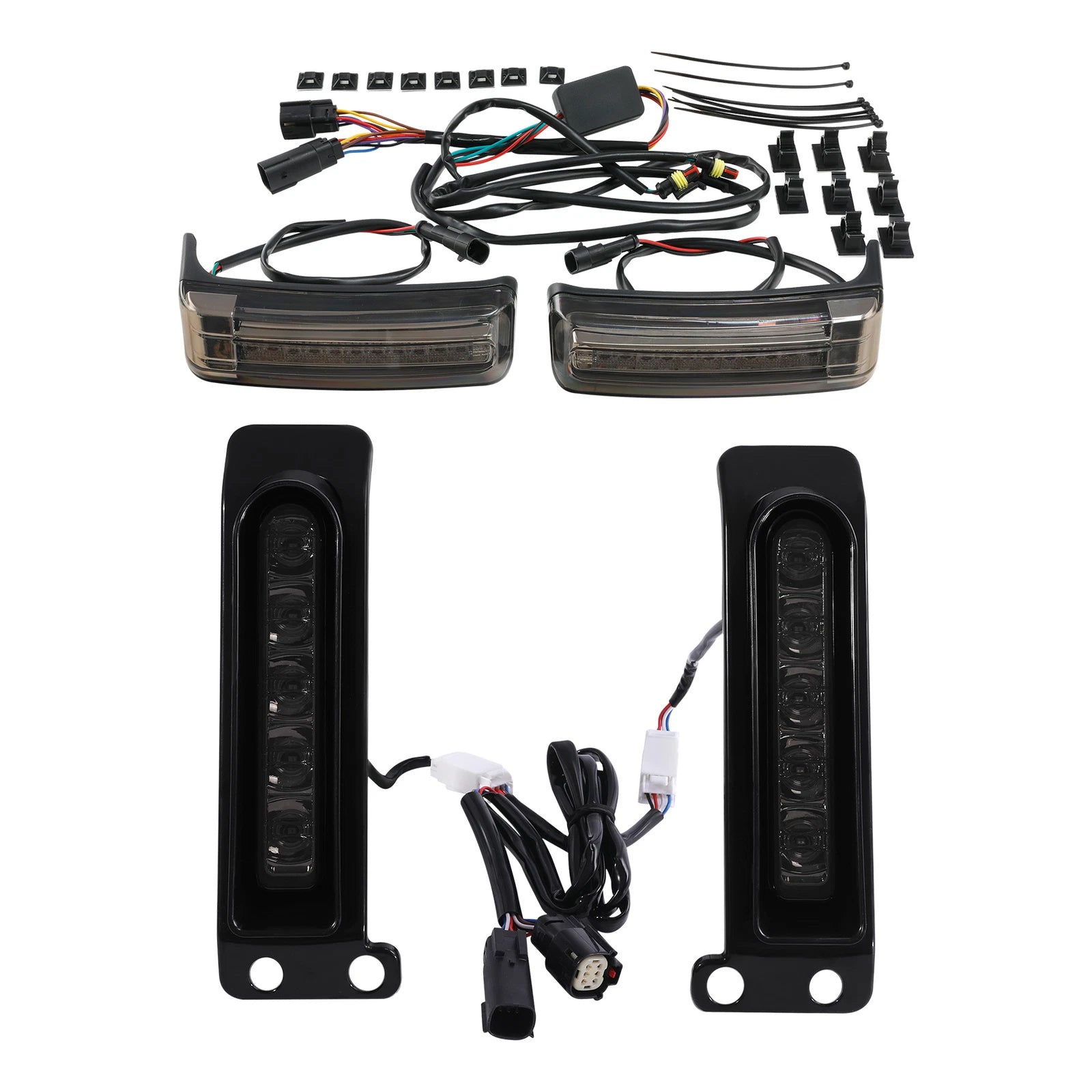 Trunk Saddlebag Inserts Brake Run Turn Light for Harley Touring (2014–2024)