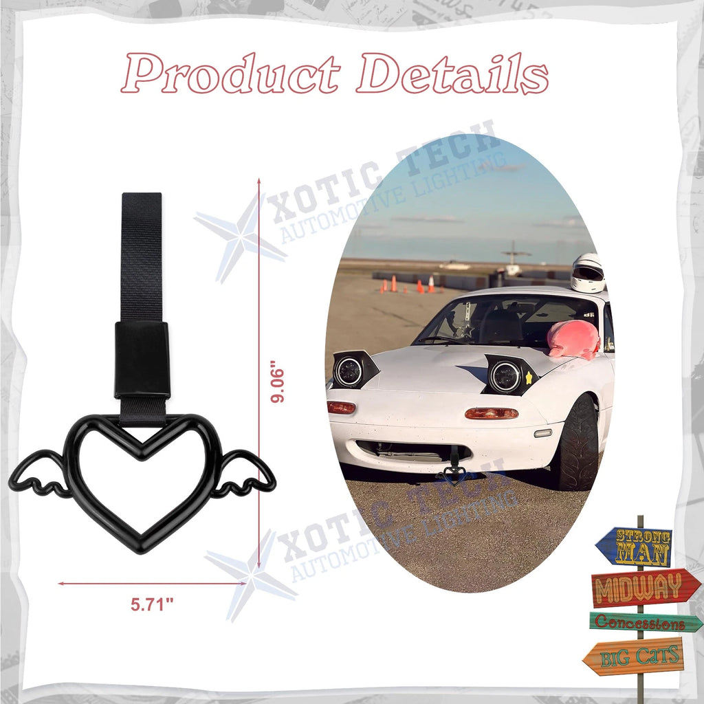 Car Hang Ring Handle Strap Set for Wing Bumper Warning (2010-2022)
