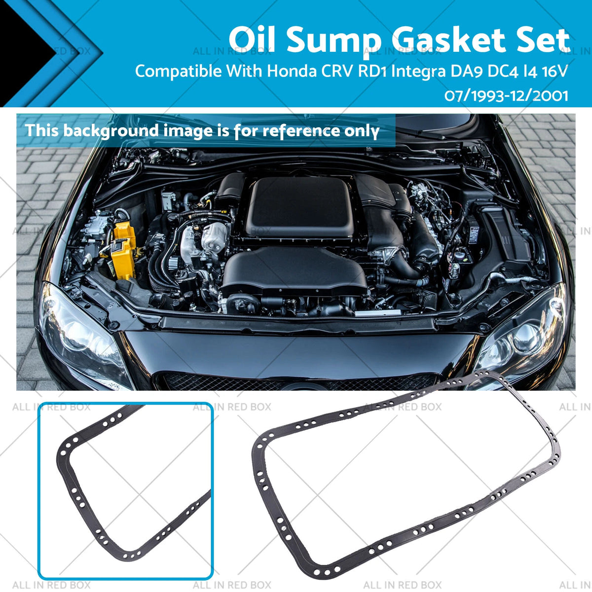 Oil Sump Gasket for Honda CR-V RD RD1 Integra DA DA9 DC DC4 (1993–2001)