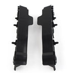 Set of 2 Front Bumper Mounting Side Brackets for Land Rover Range Rover Sport (2014–2019) Black