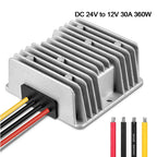 DC 24V to DC 12V 30A Power Converter Regulator for Automotive (Waterproof)