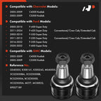2Pcs Front Lower Suspension Ball Joint for Ford F-450 Super Duty