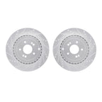 Set of 2 Brake Discs Rear for Genesis G70 Kia Stinger