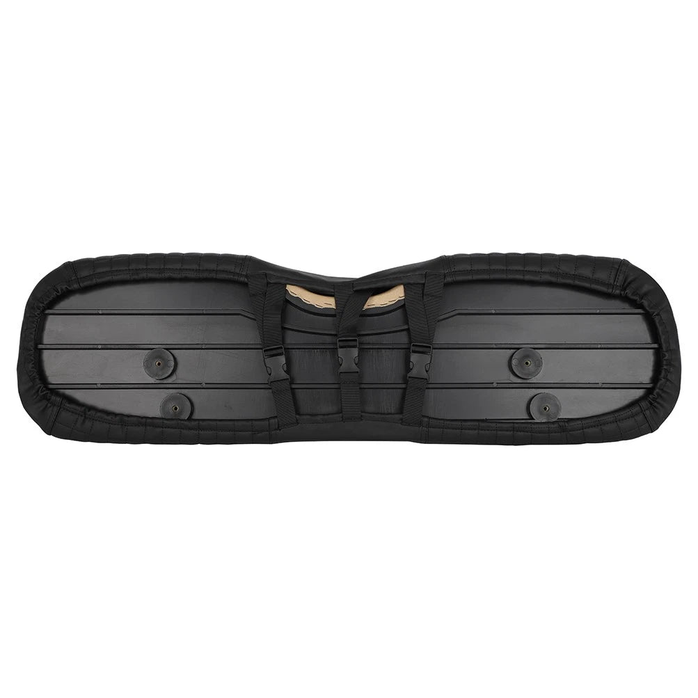 Universal Black Vinyl Golf Cart Seat & Back Cushion Covers