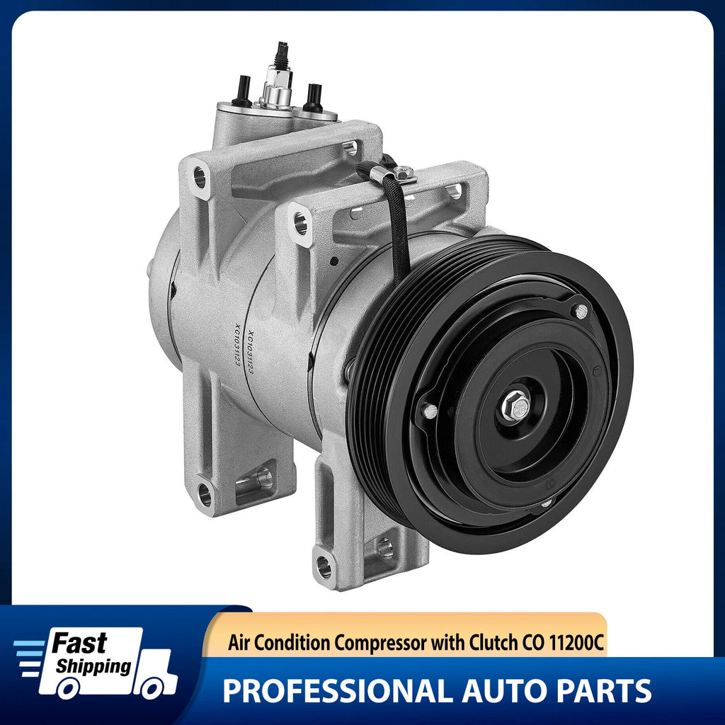AC Compressor w/Clutch for Nissan Rogue (2008–2015) L4 2.5L