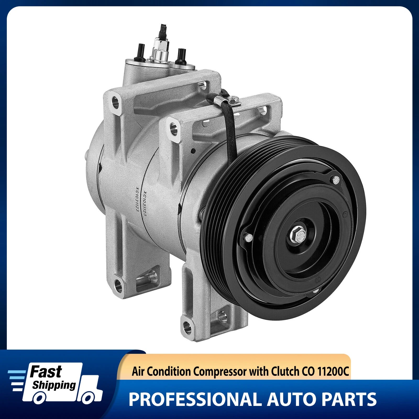 AC Compressor w/Clutch for Nissan Rogue (2008–2015) L4 2.5L