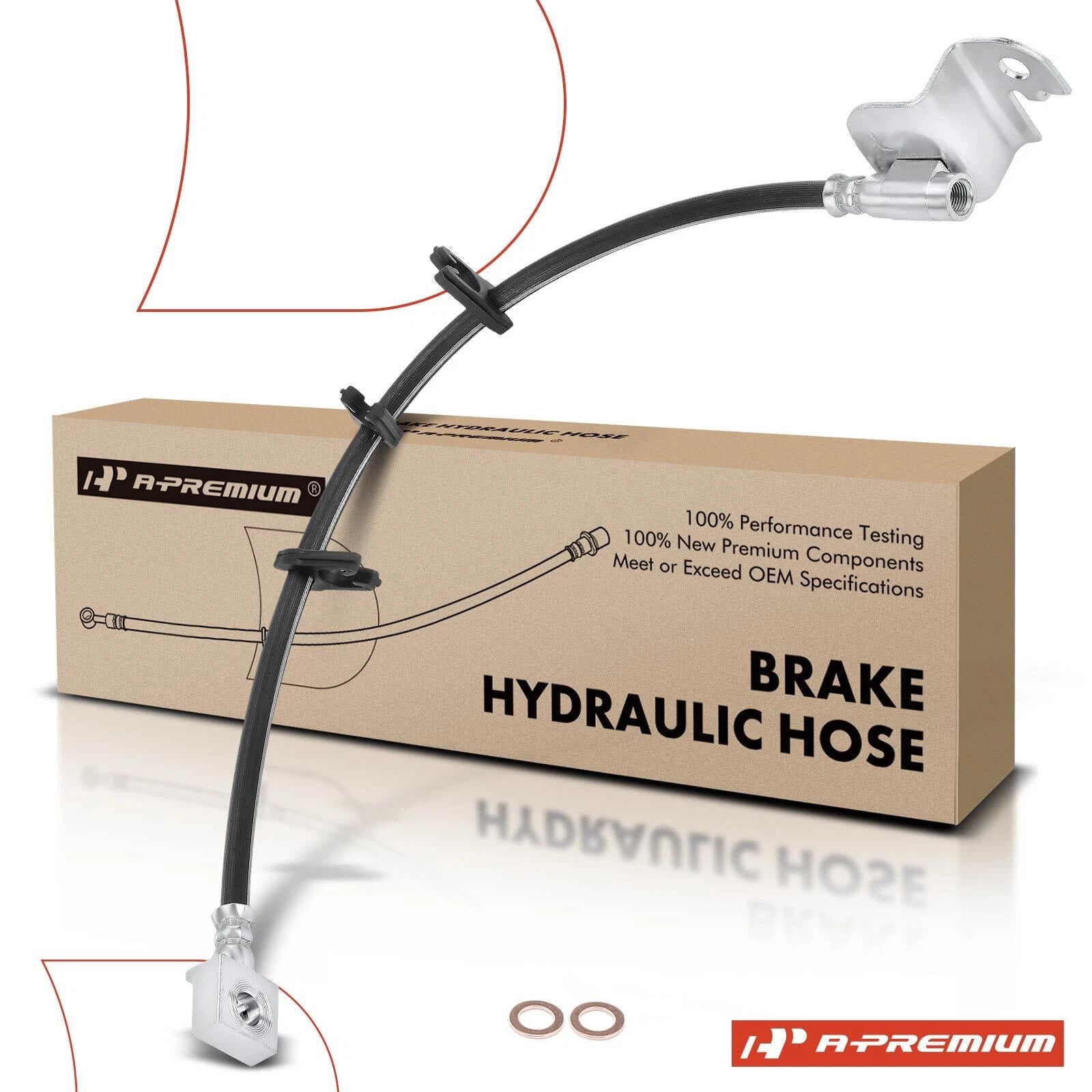 Front Left Brake Hydraulic Hose for Lincoln Aviator (2003–2005)