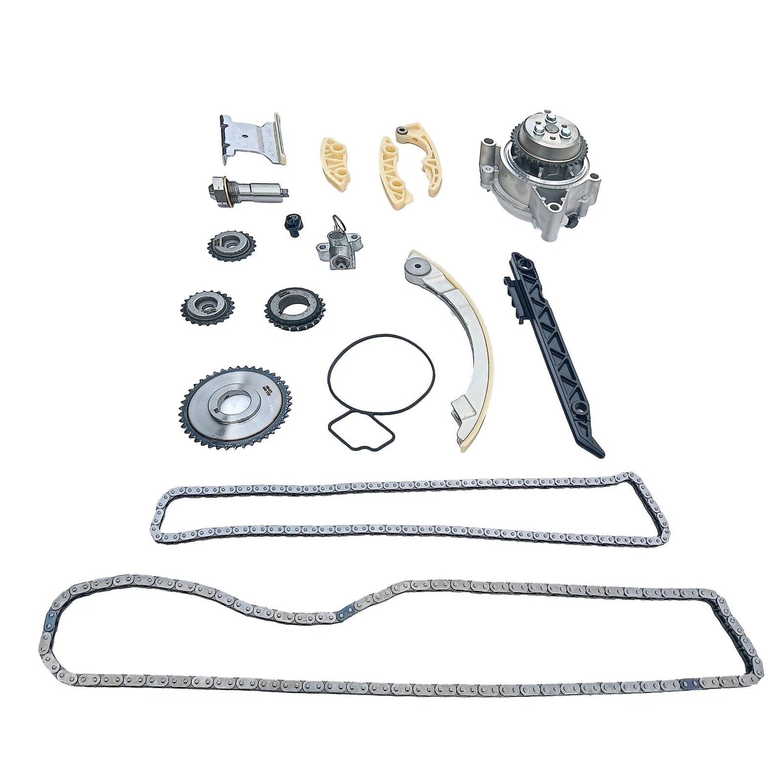 16x Engine Timing Chain Kit w/ Water Pump for Buick Regal, Chevy Equinox, GMC 2.4L (2010–2017)
