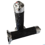 7/8" Black Flame Hand Grips for Ducati 888 849 898 1098 1198 (1991–2018)
