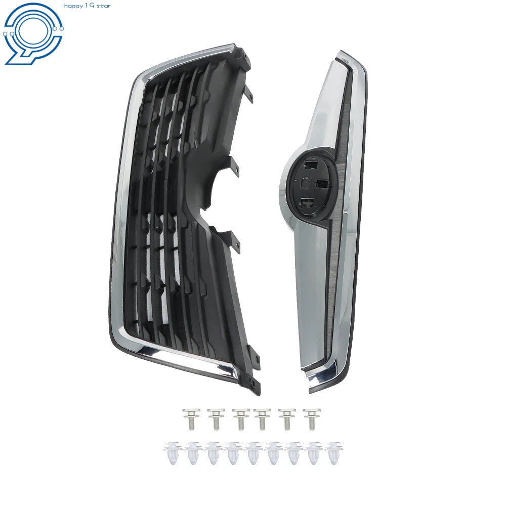 Front Upper Grille Assembly with Chrome Trim for Subaru Forester (2019-2021)