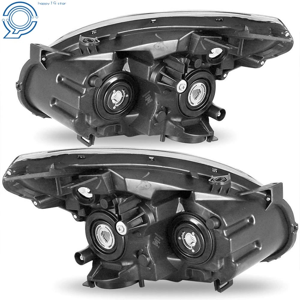 Set of 2 Chrome Headlights for Nissan Rogue (2008-2013)