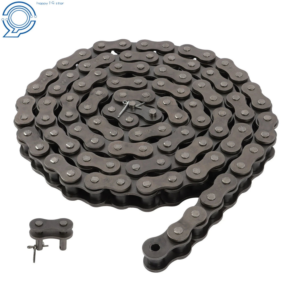 10 Feet Heavy Duty Roller Chain with 1 Connecting Link