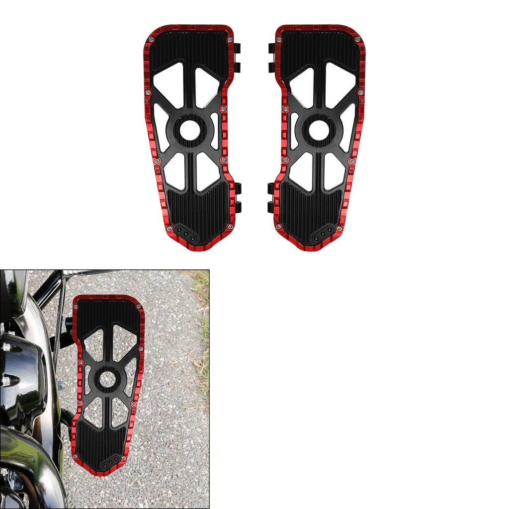 Driver Floorboards Footboards with Bracket for Harley Touring (2017–2024)