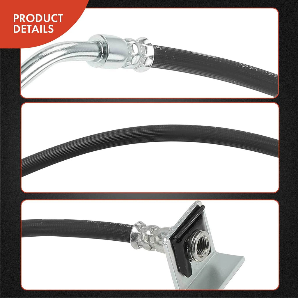 Front Left Brake Hydraulic Hose for Pontiac Grand Prix (2004–2008 3.8L)