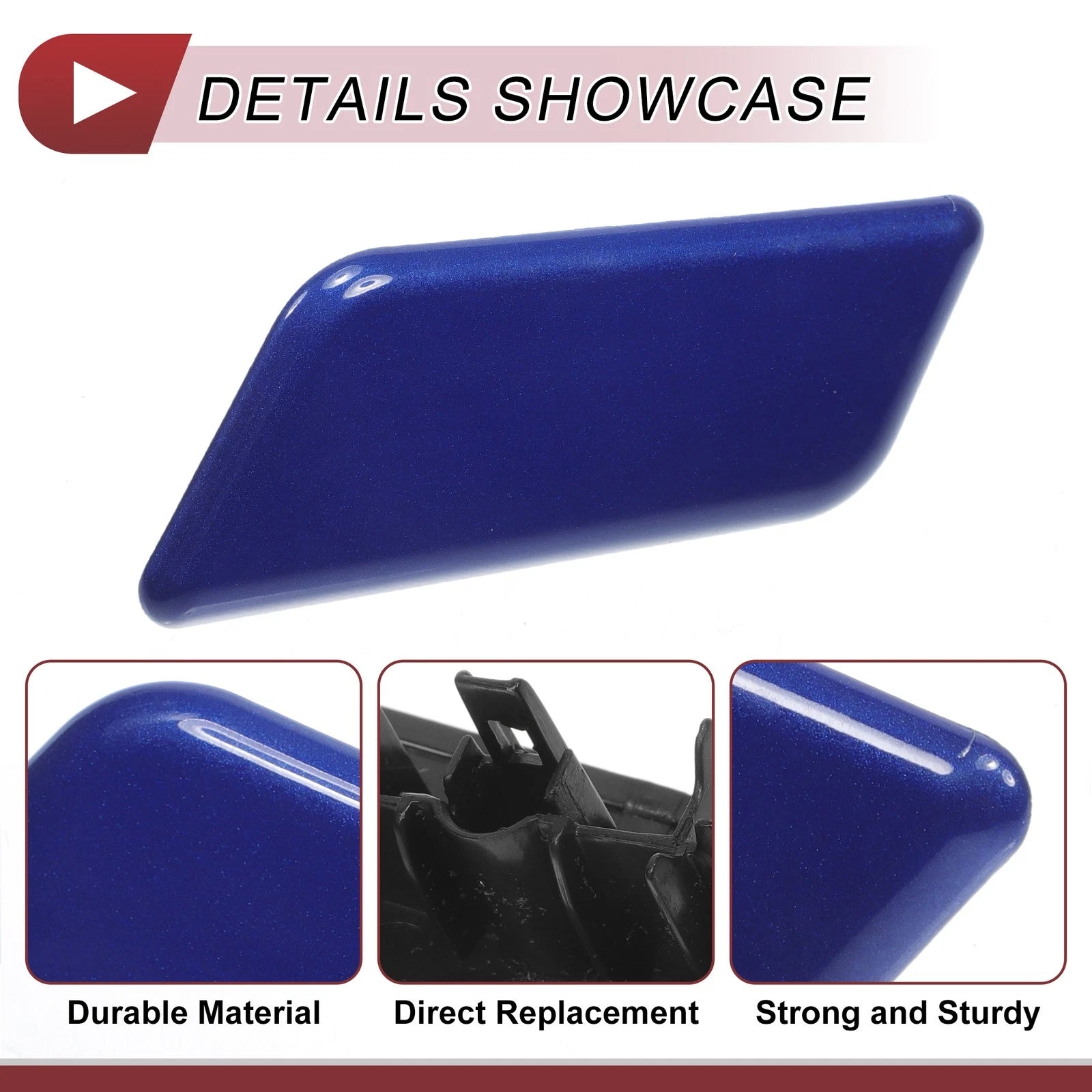 Front Left Washer Nozzle Cover Cap for Subaru Outback (2015–2017) Blue