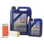 Oil Change Kit 6L Liqui Moly 5W-40 Mahle for Audi 1.8/2.0L