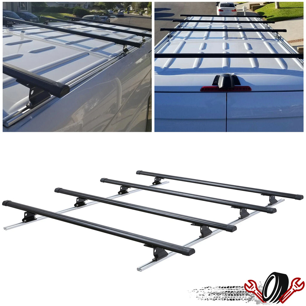 Set of 4 Cross Bar Ladder Roof Rack for Mercedes Sprinter (2007–Present)