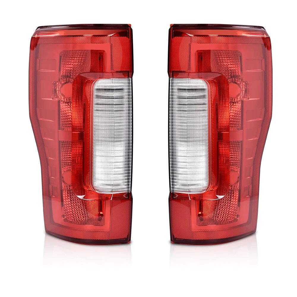 Set of 2 Tail Lights for Ford F250 F350 Super Duty (2017–2019)