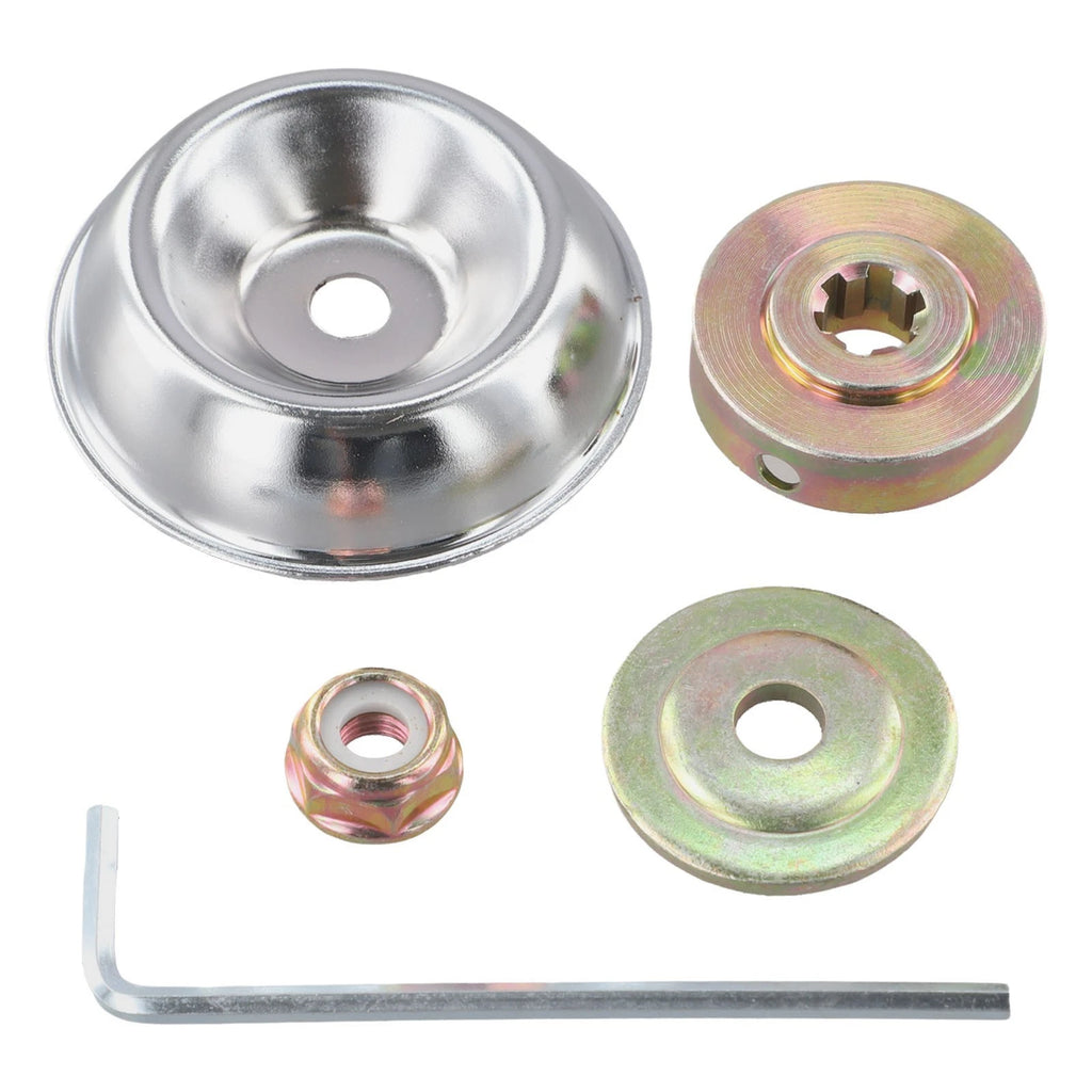5 Piece Metal Gear Nut Set for Lawn Mower Maintenance